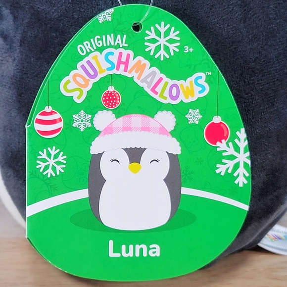 Squishmallow Luna the Penguin 7" UltraSoft Stuffed Christmas Holiday Toy… - Picture 5 of 6